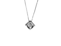 Collana Promesse Donna Venere in Oro bianco Diamante 0.02 Ct PPLW/0,02 - PPLW/0,02